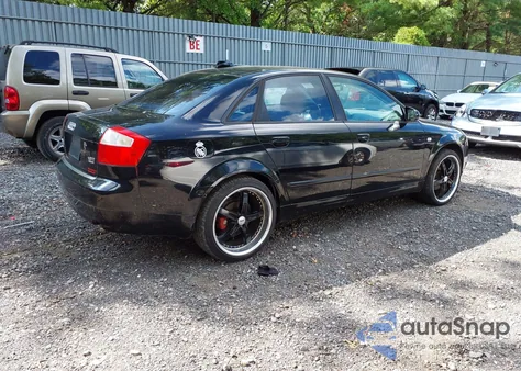 2004 Audi A4 1.8T из США, поврежденный, VIN WAULC68E74A138753